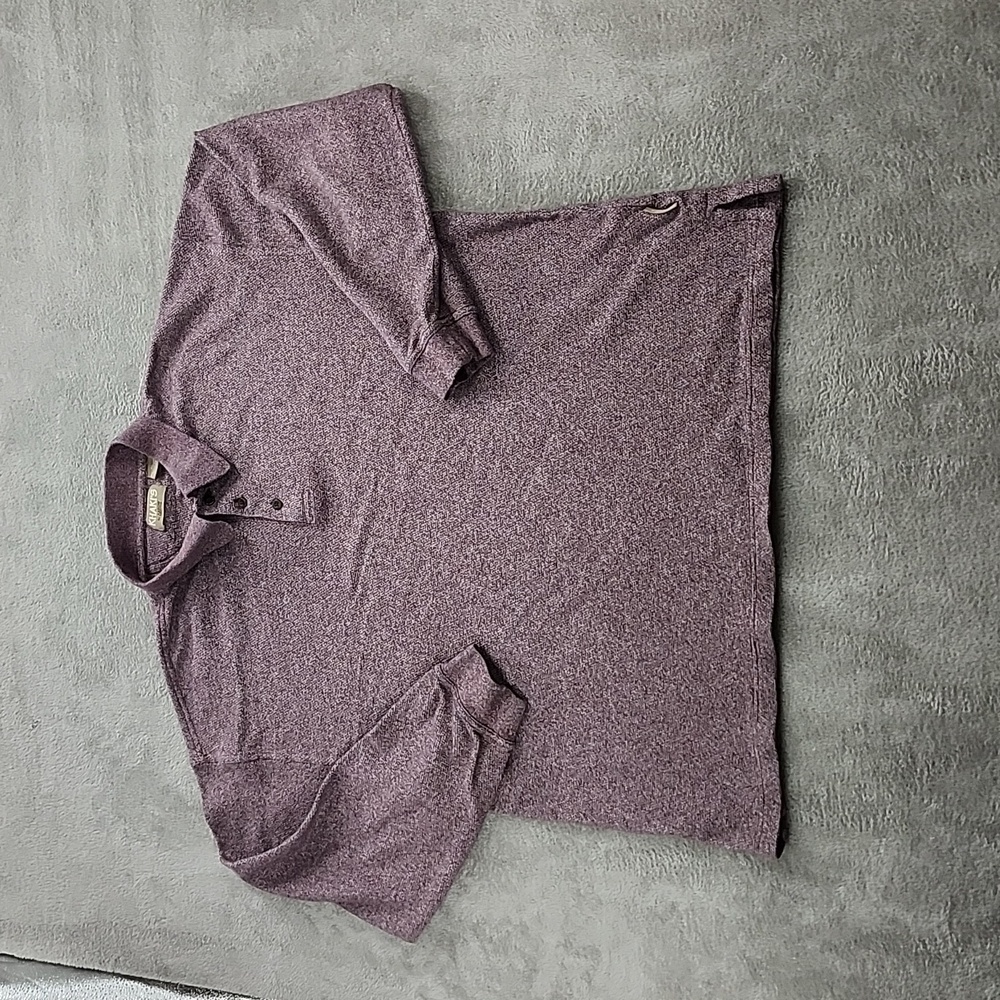 Khakis by Arrow Shirt Men's XL Patterned Long Sleeved 3 Button Pull Over Polo